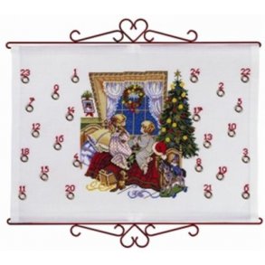 Broderipakning - Julekalender - Brn ved sengekanten