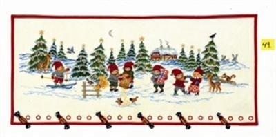 Broderipakning - Julekalender Nisser i sne