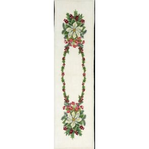 Broderipakning - Julelber - Begonier og julestjerne