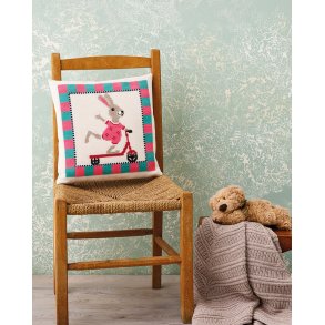 Broderipakning - Pude - Hare