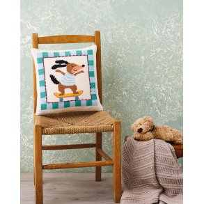 Broderipakning - Pude - Hund