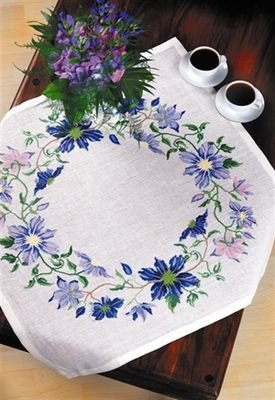 Broderipakning - Lysedug Bl klematis