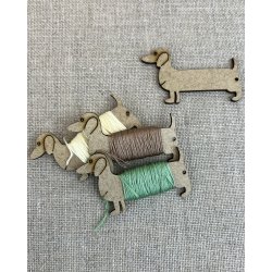 Garnvindsel til broderigarn - gravhund