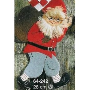 Mnster til filtnisse - Nissefar med sk 28 cm