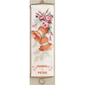 Broderipakning - Kobberbryllup