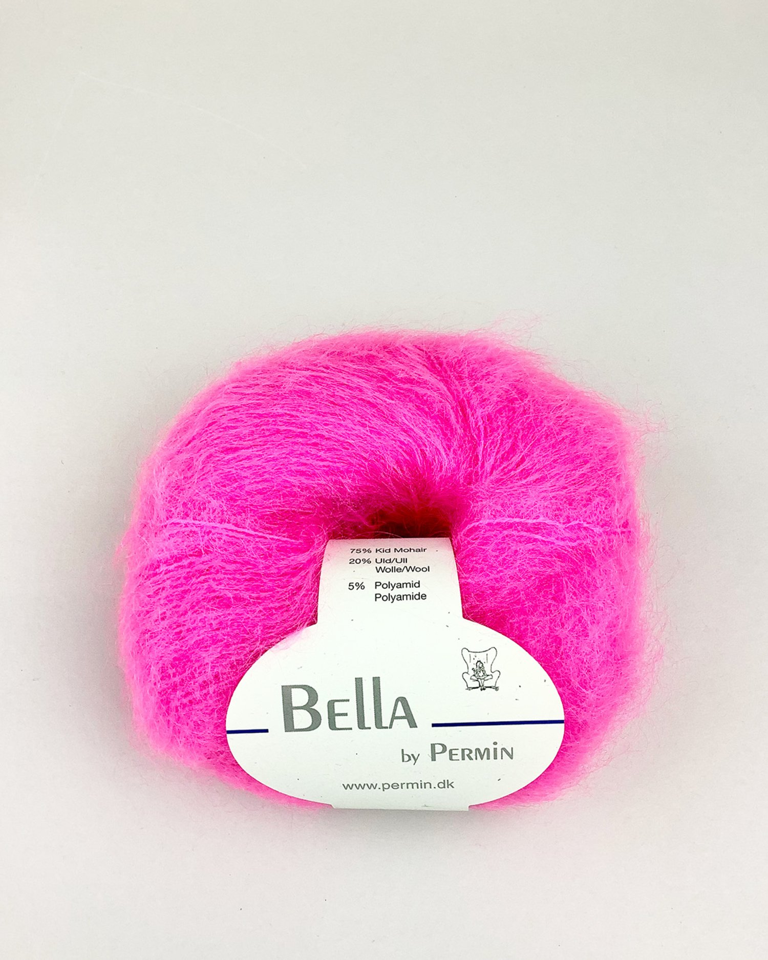 Bella mohair - garn - Valgfri Farve