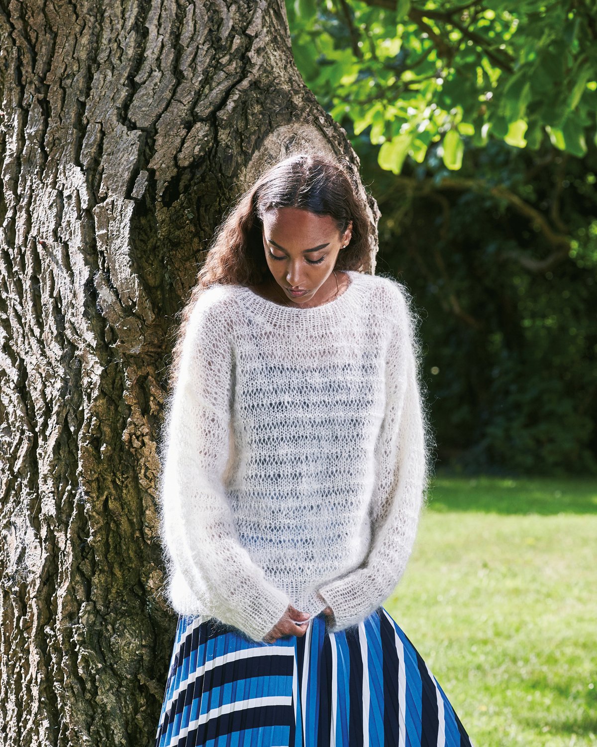 Bella mohair - garn - Valgfri Farve