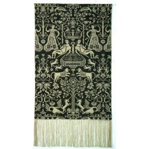 Broderipakning - Vgtppe - Beidewand bl, rust rd eller grn