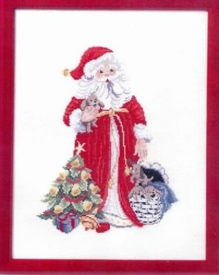 Broderipakning - Rar gammel julemand