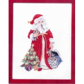 Broderipakning - Rar gammel julemand