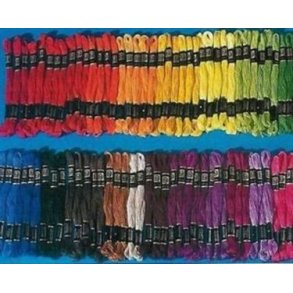 Mouliné DMC - Valgfri farve - 1 dukke