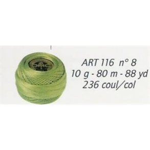 Perlegarn nr. 116/8 - 1 psc. á 80 meter - valgfri farve