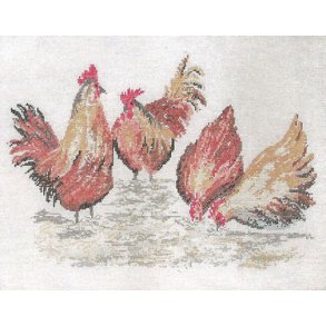 Broderipakning - 4 hns syet p hr