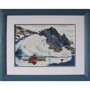 Broderipakning - Grnland kajak