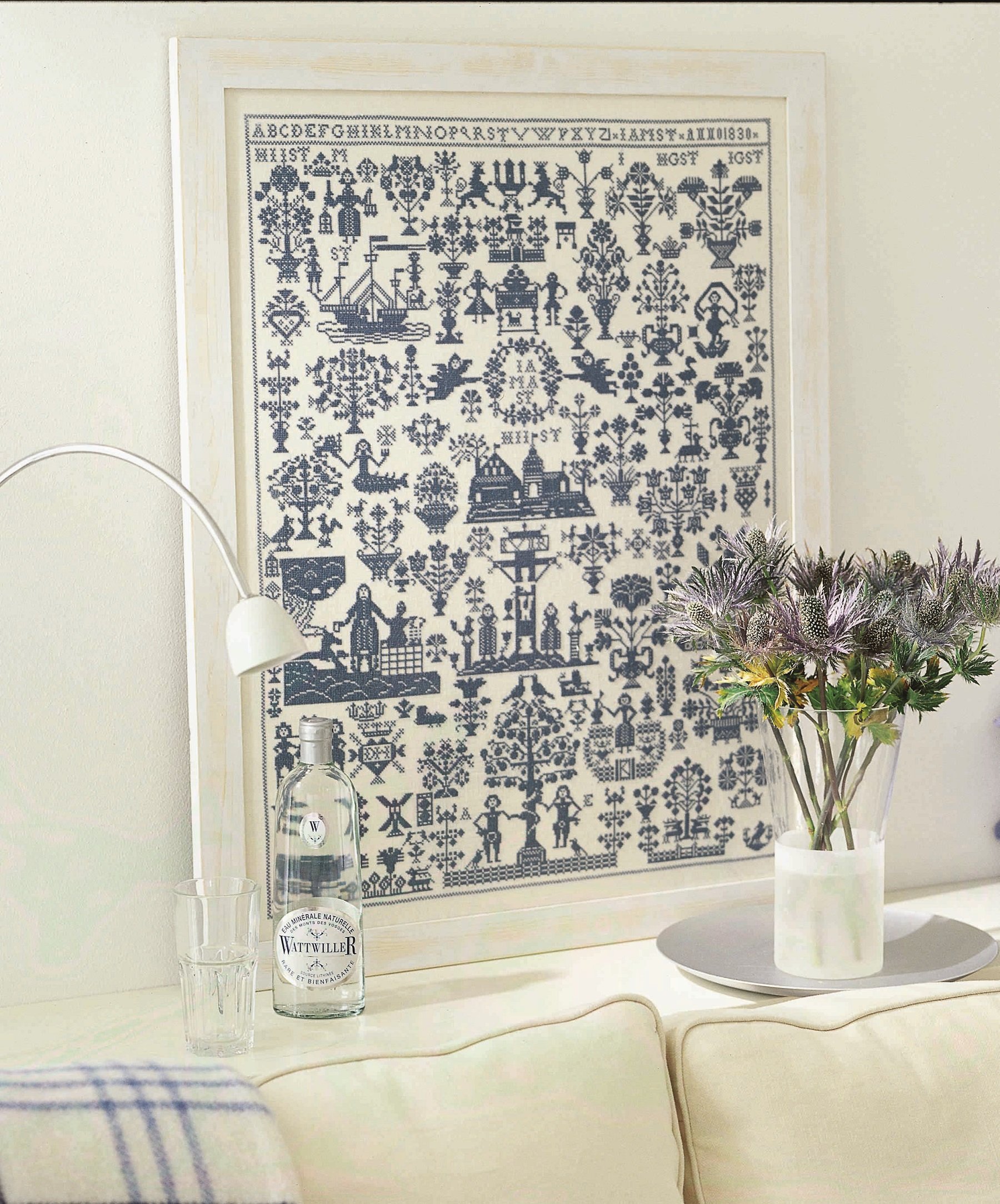 Broderipakning - Navneklud - Anno 1830 bl