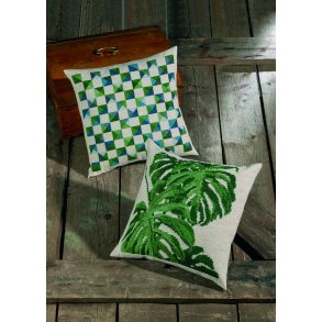 Broderipakning - pude - Ruder