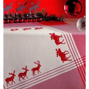 Broderistof - Kvadratisk dug UDEN garn - Bellana rd