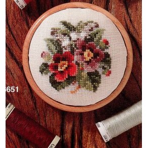 Broderipakning N�lepude Blomster 2