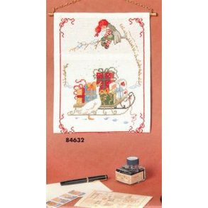 Juleophng - Julemand i tr med gs