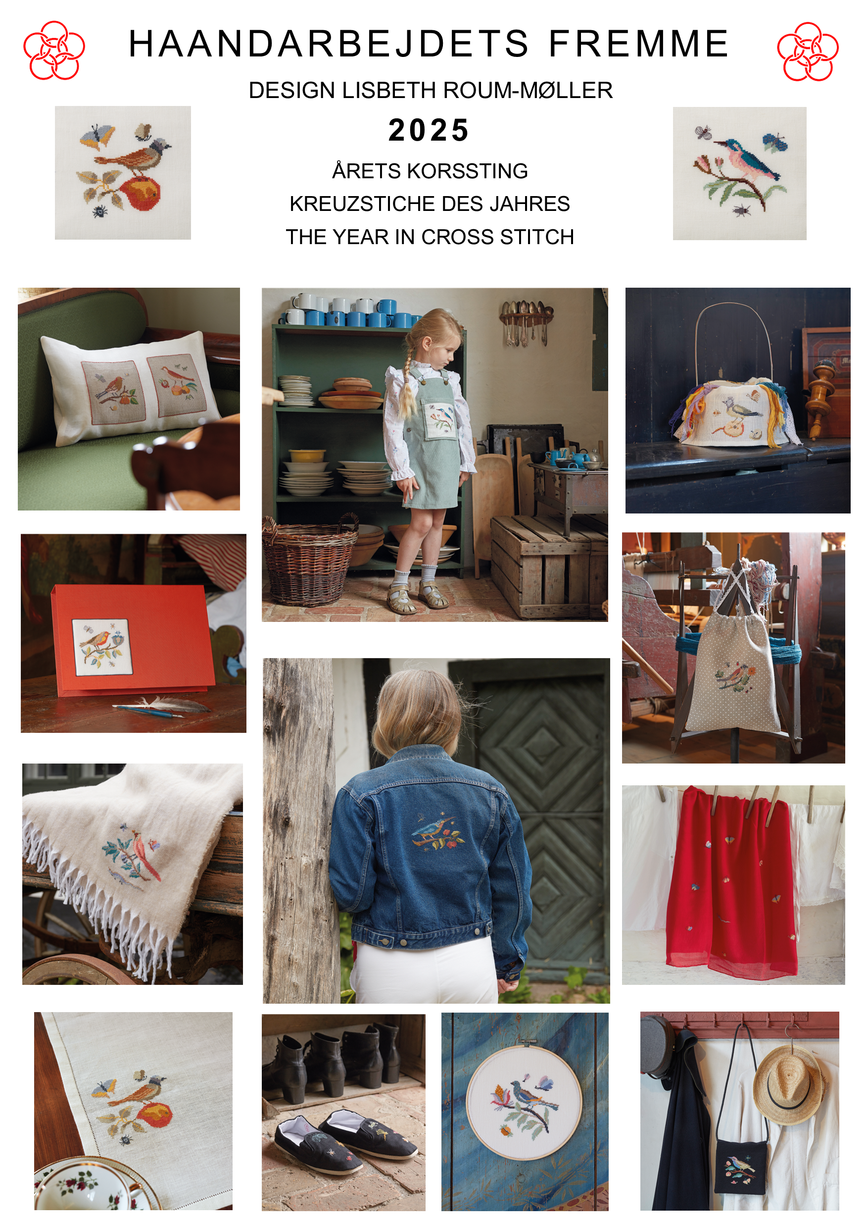 RETS KORSSTING 2025 fra Haandarbejdets Fremme - Mnsterbog - rskalender