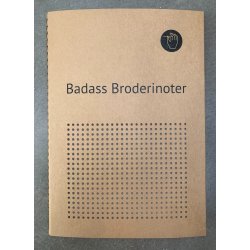 Broderi tilbehr: Badass broderinotesbog - Af Broderisten