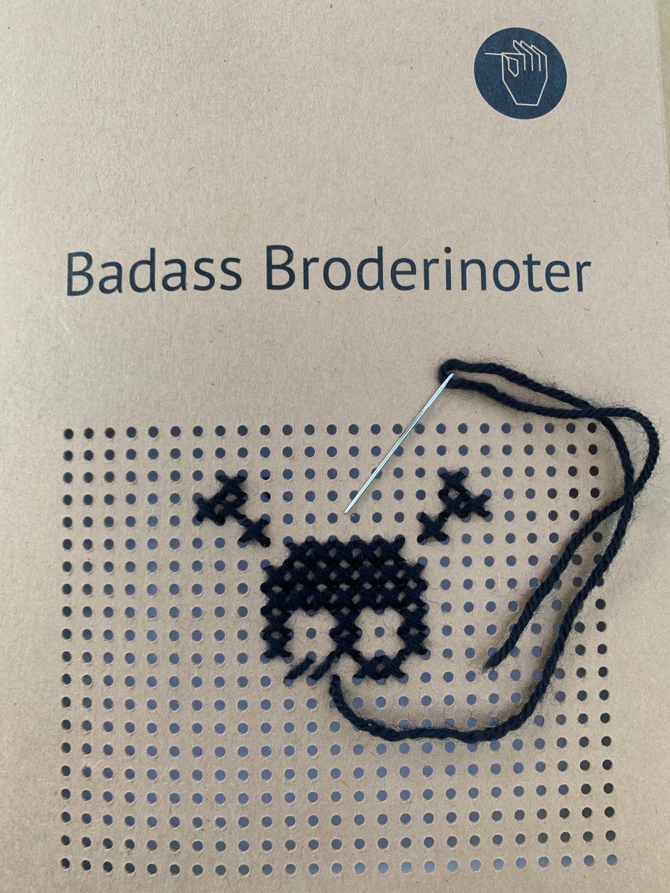 Broderi tilbehr: Badass broderinotesbog - Af Broderisten
