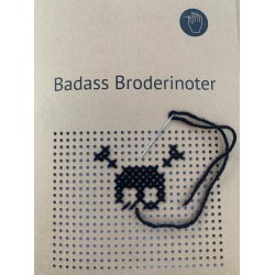 Broderi tilbehr: Badass broderinotesbog - Af Broderisten
