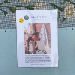 Broderipakning - 'Alt godt fra havet' med garn og vandopl. stof