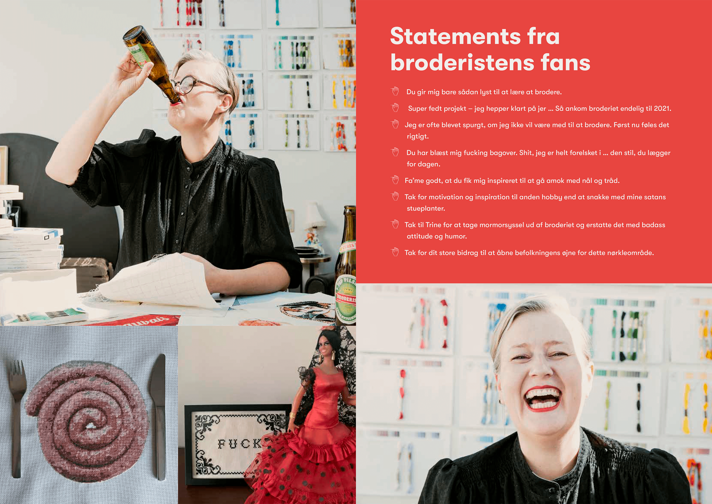 Broderistens Badass Broderier - hndarbejdsbogen du ikke vidste du manglede 