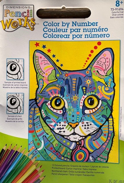 Farveblyant kit - Farvestrlende hund