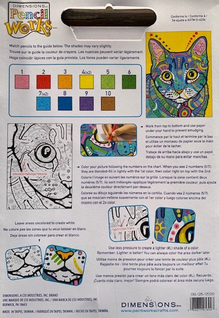 Farveblyant kit - Farvestrlende kat