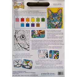 Farveblyant kit - Farvestrlende kat