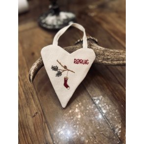 Broderi - frdig broderet julepynt - 4 stk.