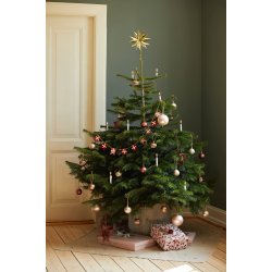 Broderipakning - Juletrstppe eller dug - Stjerner