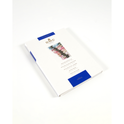 Farvekort med DMC Moulinegarn og Perlegarn med gte garnprver