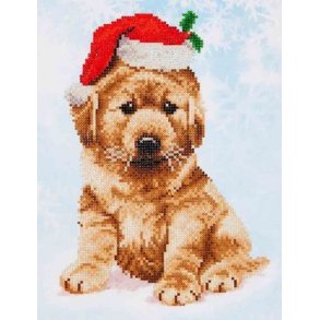 Diamond Painting kit - Christmas puppy
