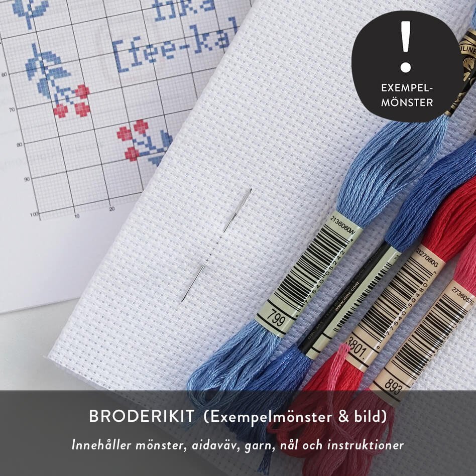 Broderipakning - Billede - I whale allways love you