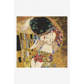 Broderipakning - Billede - The Kiss af Gustav Klimt