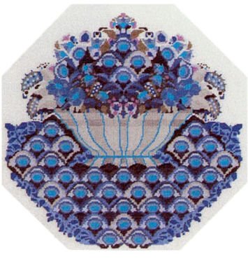 Broderi pakning Bjrn Wiinblad - Skl med blomster