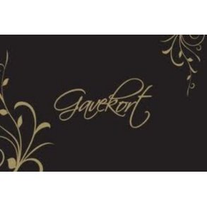 Gavekort vrdi kr. 350,-