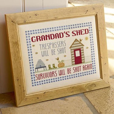 Broderipakning - Bedstefars skur