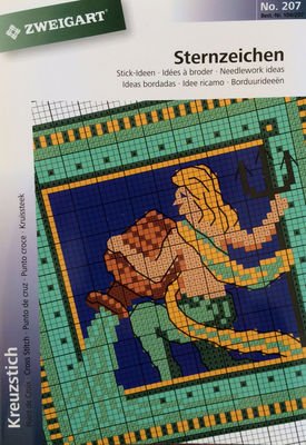 Mnsterhfte - Stjernetegn med dyr og mennesker og krystaller