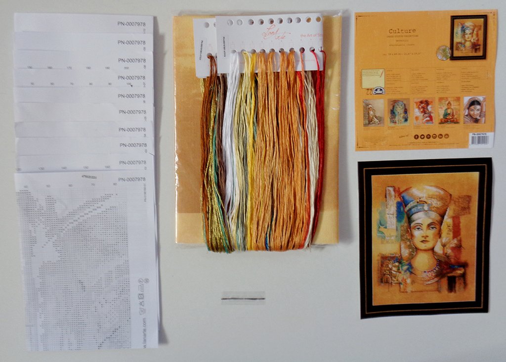 Broderipakning - Billede - Nefertiti