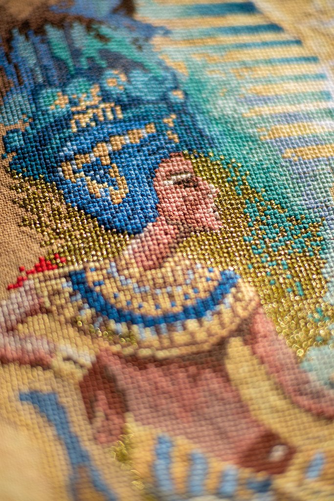 Broderipakning - Billede - TUTANKHAMUN