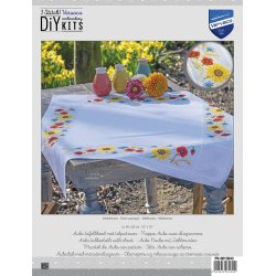 Broderipakning - Dug - Vilde blomster