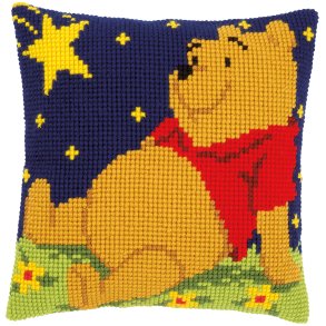 Broderipakning - stramaj pude - Disney - Peter plys under stjernehimmel