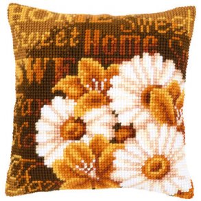 Broderipakning - stramaj pude - Moderne Tusindefryd