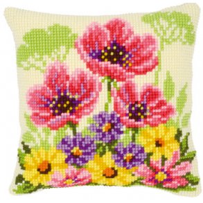 Stramaj - Pude med sommerblomster