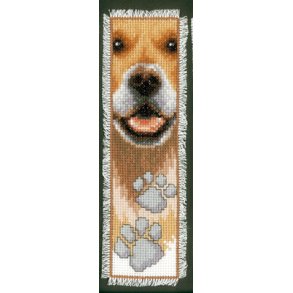 Broderi  - Bogmrke med hund