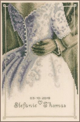 Broderipakning - Billede - Den frste dans